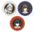 Bungo Stray Dogs Crown Badge Set Nakajima & Dazai & Izumi (Anime Toy) Item picture4
