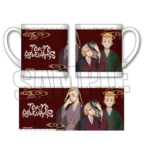 Mug Cup Tokyo Revengers Takemichi & Mikey & Draken (Japanese Clothes Ver.) (Anime Toy)