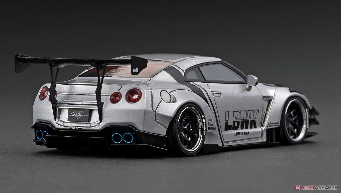 LB-WORKS Nissan GT-R R35 type 2 Silver (ミニカー) その他の画像2
