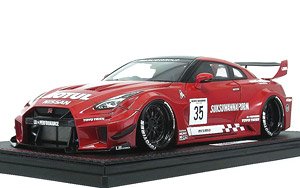 LB-Silhouette WORKS GT Nissan 35GT-RR Red (ミニカー)
