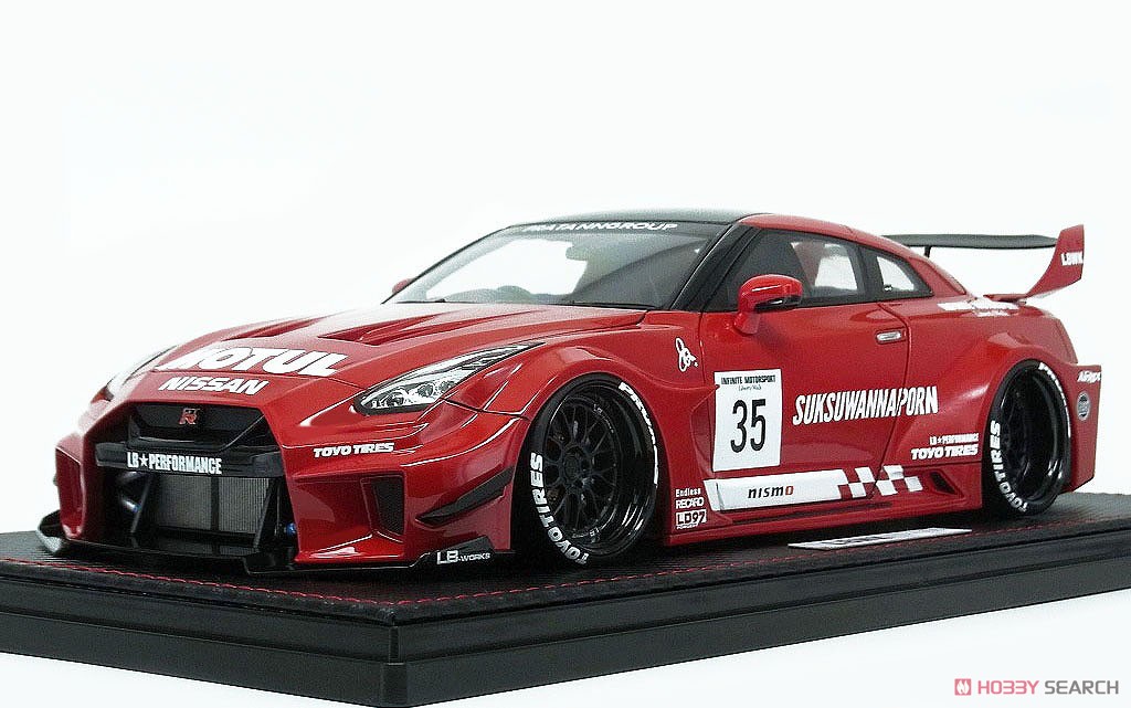 LB-Silhouette WORKS GT Nissan 35GT-RR Red (ミニカー) 商品画像1