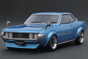 Toyota Celica 1600GTV (TA22) Blue Metallic (Diecast Car)