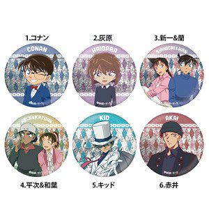 名探偵コナン トレーディングメタリック缶バッジ A (6個セット) (キャラクターグッズ)