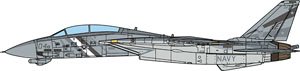 F-14D アメリカ海軍 第2戦闘飛行隊 バウンティハンターズ 2002 #104 (完成品飛行機)