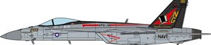 F/A-18E アメリカ海軍 第14戦闘攻撃飛行隊 トップハッターズ 創設100周年記念塗装機 2019 (完成品飛行機)