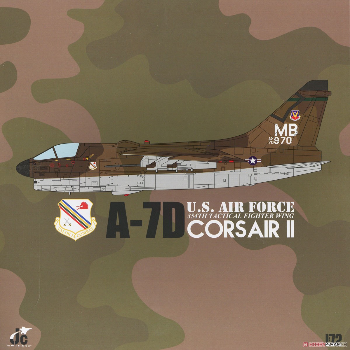 A-7D アメリカ空軍 第354戦闘航空団 1972 (完成品飛行機) パッケージ1