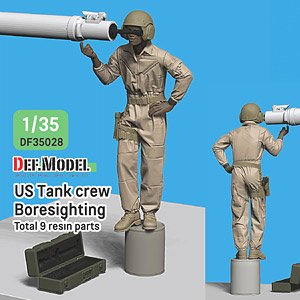 現用 アメリカ陸軍M1A2戦車搭乗員 (1) ボアサイト 3Dプリンター部品付 (プラモデル)