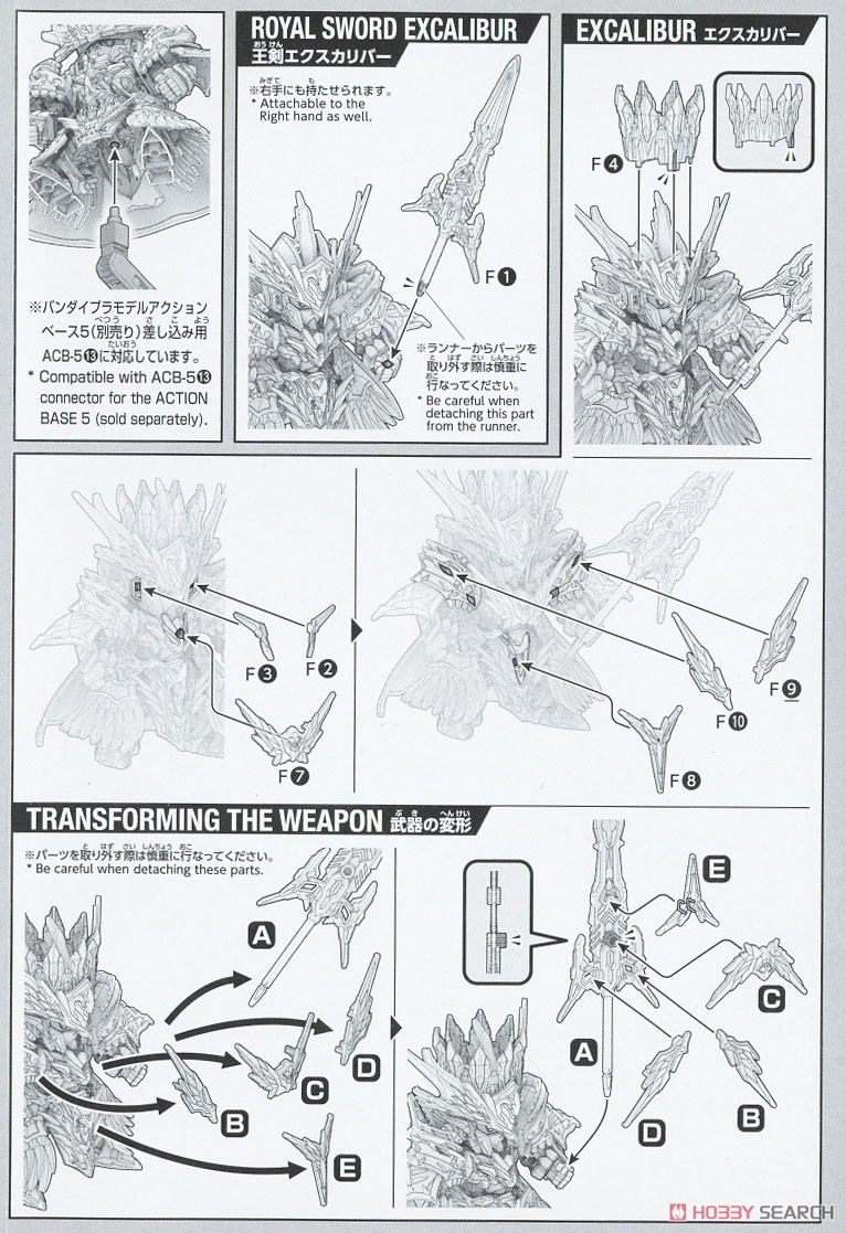 SDW HEROES アーサーガンダムMk-III (ガンプラ) 設計図2