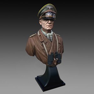 WWII ドイツ軍 DAK エルヴィン・ロンメル胸像 (プラモデル)