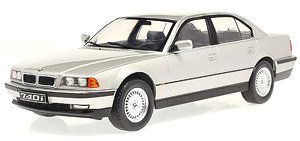 BMW 740i E38 1.series 1994 silver (ミニカー)
