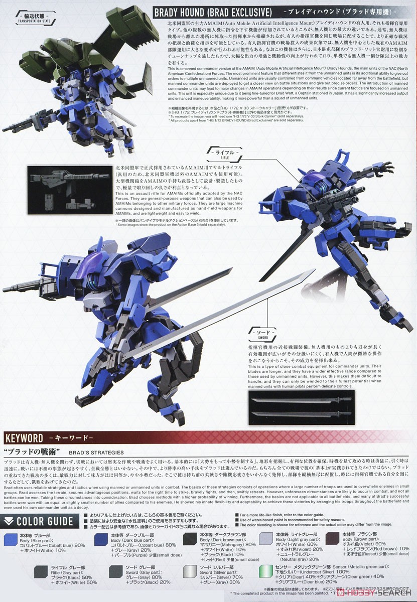 ブレイディハウンド(ブラッド専用機) (HG) (プラモデル) 塗装1