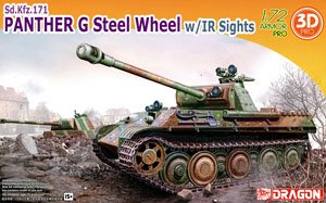 Sd.Kfz.171 Panther G Steel Wheel w/IR Sights (Plastic model)