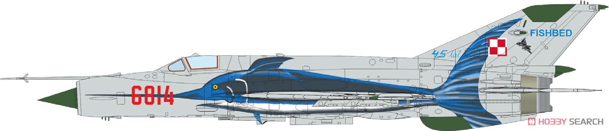 MiG-21MF 戦闘攻撃機 ウィークエンドエディション (プラモデル) 塗装1