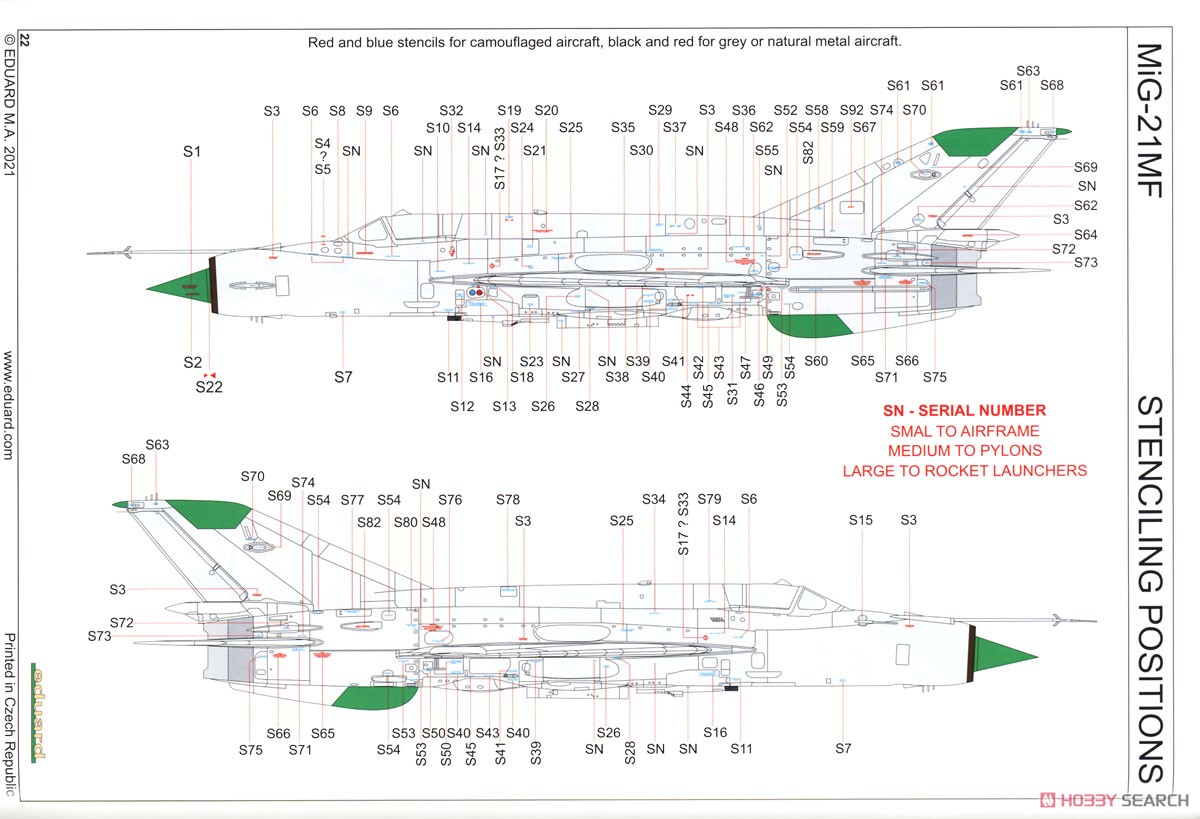 MiG-21MF 戦闘攻撃機 ウィークエンドエディション (プラモデル) 塗装14