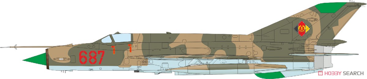 MiG-21MF 戦闘攻撃機 ウィークエンドエディション (プラモデル) 塗装3