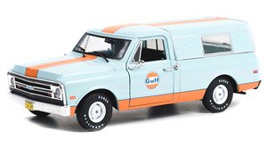 Running on Empty - 1968 Chevrolet C-10 with Camper Shell - Gulf Oil (ミニカー)