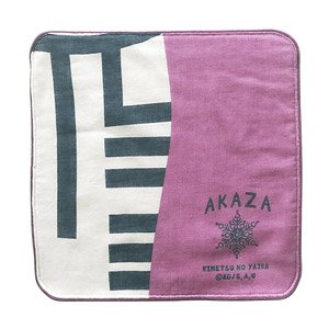 Demon Slayer: Kimetsu no Yaiba Gaze Towel Handkerchief [18. Akaza] (Anime Toy)