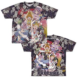 Tropical-Rouge! PreCure Double Sided Full Graphic T-Shirt M (Anime Toy)