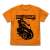 ゆるキャン△ 志摩リンと三輪バイク Tシャツ ORANGE S (キャラクターグッズ) 商品画像1