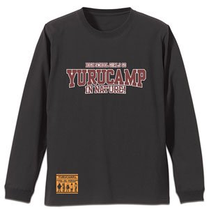 Laid-Back Camp Yurucamp Long Sleeve T-Shirt Sumi M (Anime Toy)