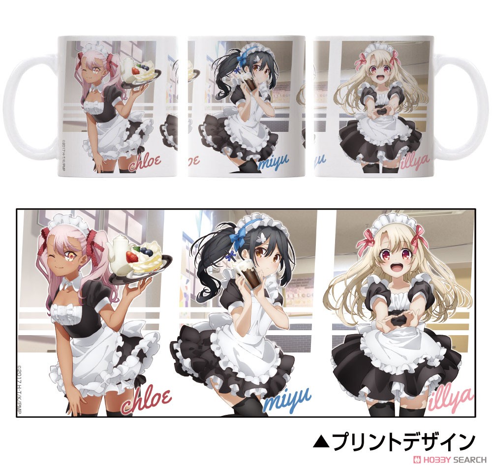 Fate/kaleid liner Prisma Illya: Oath Under Snow Ilya & Miyu & Chloe Maid Style Full Color Mug Cup (Anime Toy) Item picture3