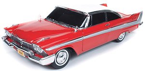 Christine 1958 Plymouth Fury Red (Tinted Windows) (Diecast Car)