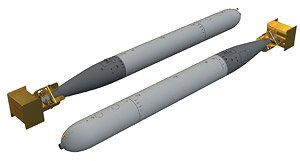 Lufttorpedo F5b (2 Pieces) (Plastic model)