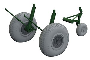 B-17 ホイール (菱形トレッド) (HKモデル用) (プラモデル)