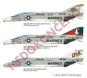 F-4B ファントムII 海兵隊デカール (タミヤ用) (デカール)