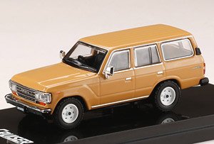 トヨタ ランドクルーザー 60 GX 1988 ベージュ (ミニカー)