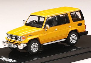 Toyota Land Cruiser 70 ZX 4door 1994 Yellow (Custom Color) (Diecast Car)