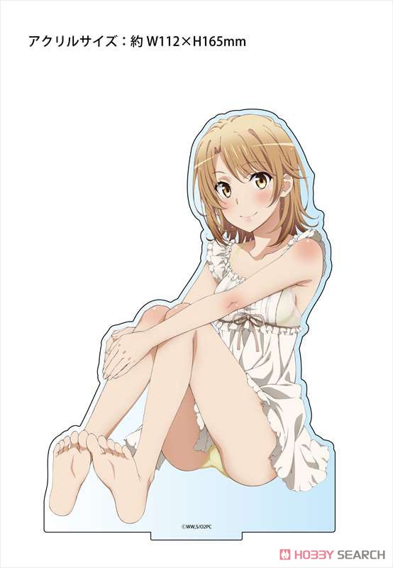 My Teen Romantic Comedy Snafu Too! [Especially Illustrated] Big Acrylic Stand (Loungewear) Iroha (Anime Toy) Item picture1