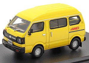 SUBARU SAMBAR 4WD (1980) シグナルイエロー (ミニカー)