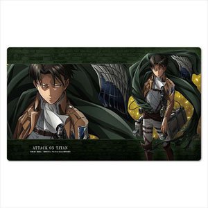 Attack on Titan Character Rubber Mat B [Levi] (Anime Toy)