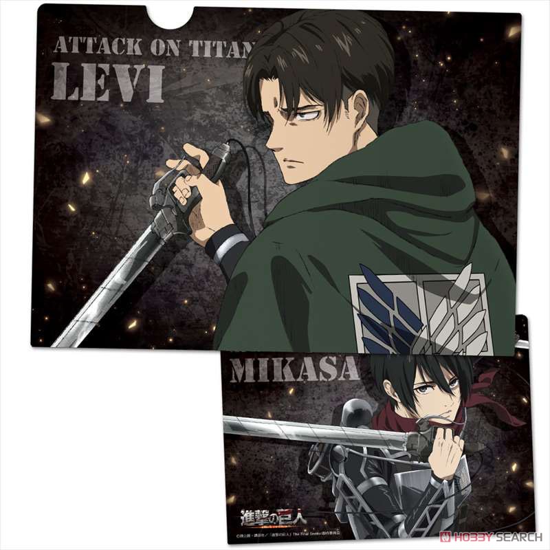Attack on Titan Clear File X [Mikasa & Levi] (Anime Toy) Item picture1