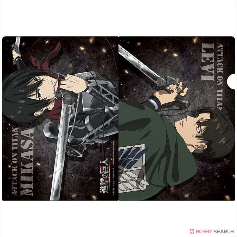 Attack on Titan Clear File X [Mikasa & Levi] (Anime Toy) Item picture4