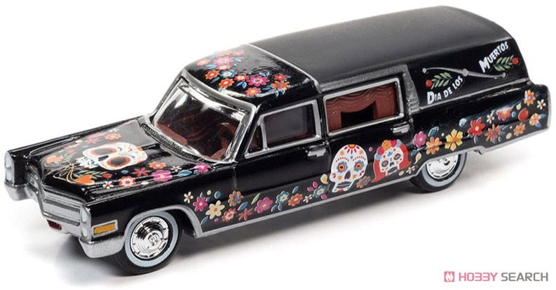 1966 Cadillac Hearse Dia de Los Muertos (Diecast Car) Item picture1