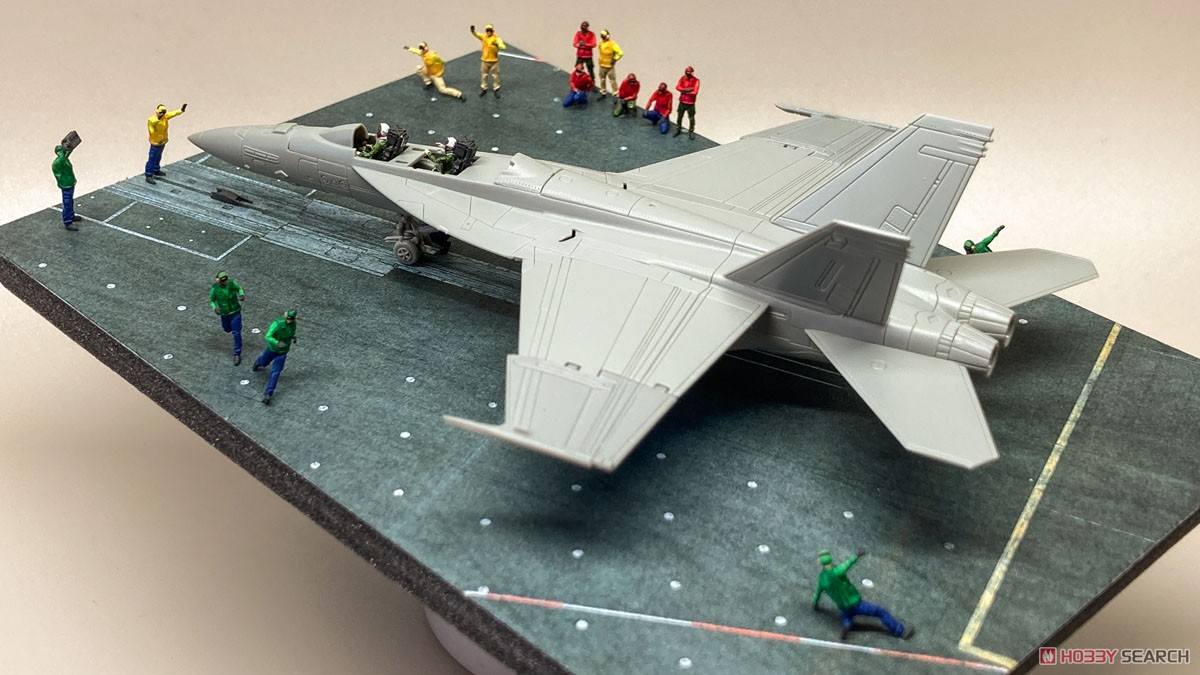 NAVY Deck Crew Figure On Alert (Catapult Carrier Launch Scene) (Plastic model) Other picture5