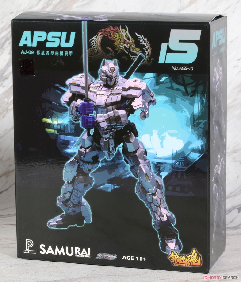 鍛造魂(FORGING SOUL)シリーズ AGS-15 AJ-09 影武者 白竜APSU (完成品) パッケージ2