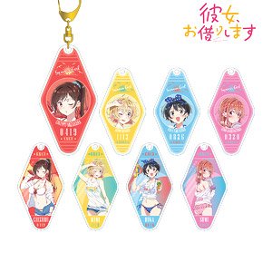 TV Animation [Rent-A-Girlfriend] [Especially Illustrated] Beach Date Ver. Trading Acrylic Key Ring (Set of 8) (Anime Toy)