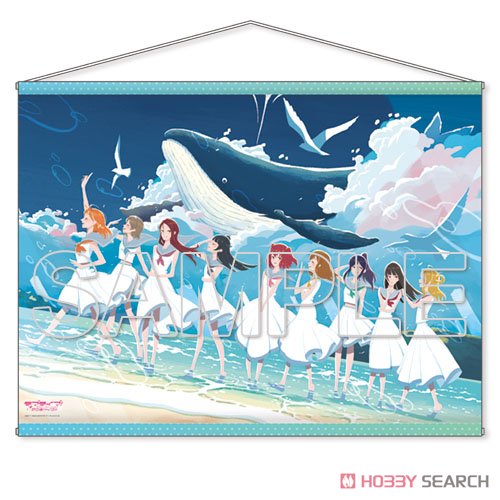 [Love Live! Sunshine!!] Aqours 5th Anniversary Special Tribute Illust B1 Tapestry (Anime Toy) Item picture1