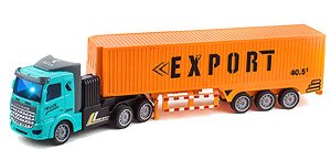 R/C Container Trailer (Green / Orange) (RC Model)