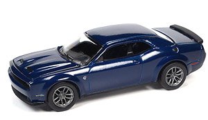 2019 Dodge Challenger Hellcat Indigo Blue (Diecast Car)