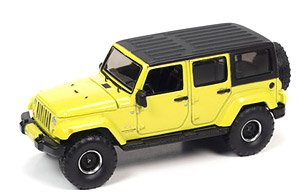 2017 Jeep Wrangler Sahara Unlimited Hyper Yellow Off-road (Diecast Car)