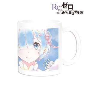 Re:Zero -Starting Life in Another World- Rem Ani-Art Aqua Label Mug Cup (Anime Toy)