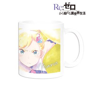 Re:Zero -Starting Life in Another World- Minerva Ani-Art Aqua Label Mug Cup (Anime Toy)