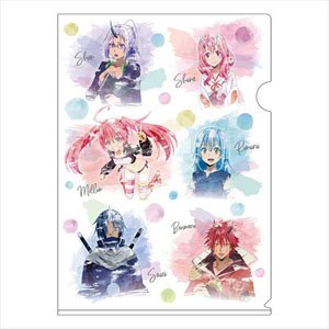 That Time I Got Reincarnated as a Slime Watercolor Art A4 Clear File Assembly (Anime Toy)