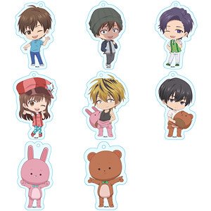 Life Lessons with Uramichi Oniisan Puchichoko Trading Acrylic Key Ring (Set of 8) (Anime Toy)