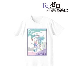 Re:ゼロから始める異世界生活 ANI-ART Tシャツ (エミリア) メンズ(サイズ/XXXL) (キャラクターグッズ)