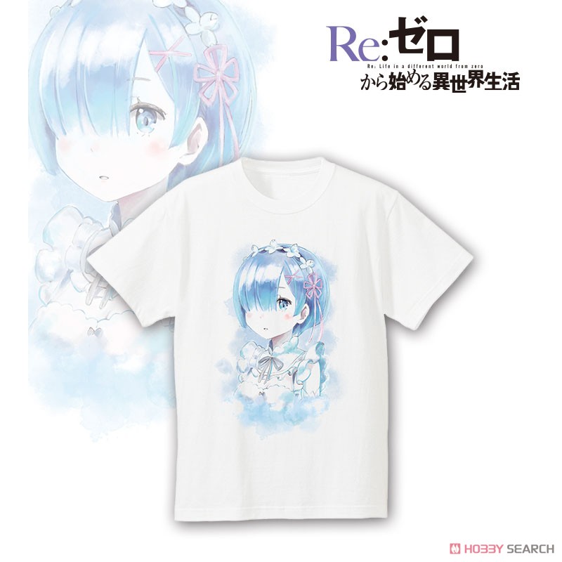 Re: Life in a Different World from Zero Ani-art T-shirt (Rem) Ladies XXXL (Anime Toy) Item picture1